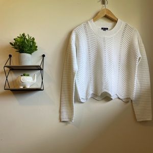 UK2LA crochet crop top - White - Medium